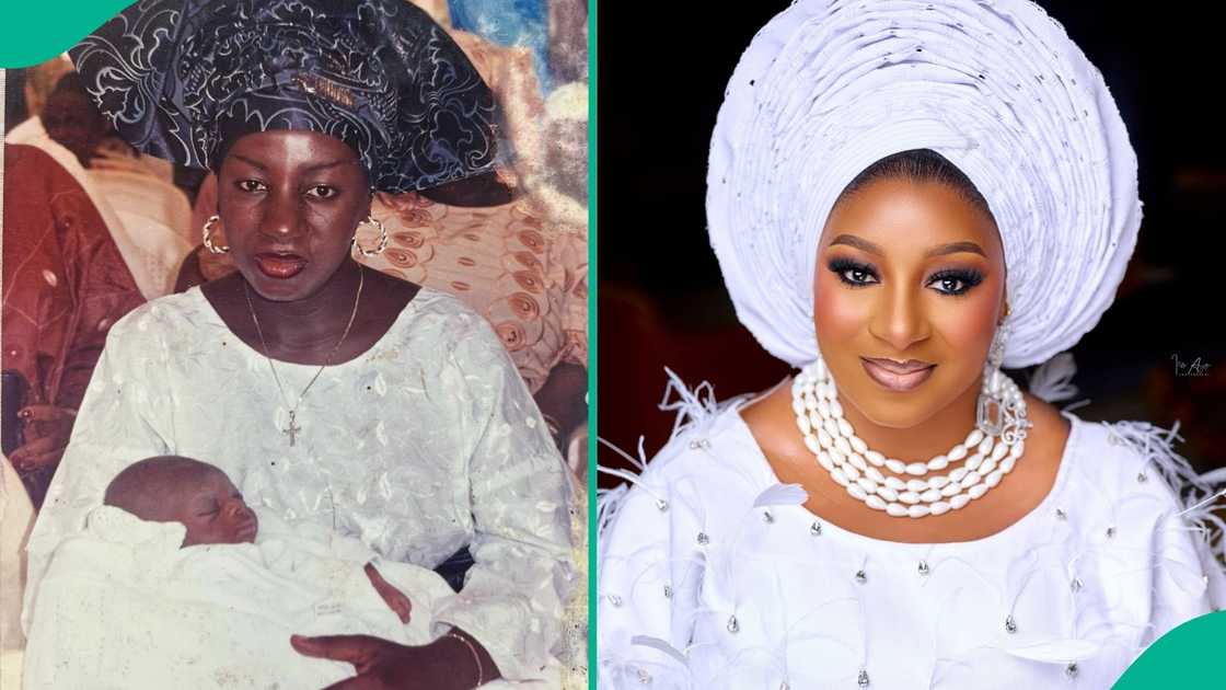Nollywood star Mide Martins sparks reactions with side-by-side photos from her younger years and present look