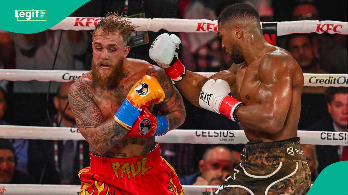 Jake Paul, Anthony Joshua, Netflix, Florida, USA. Jake Paul, Anthony Joshua, Netflix, Florida, USA.