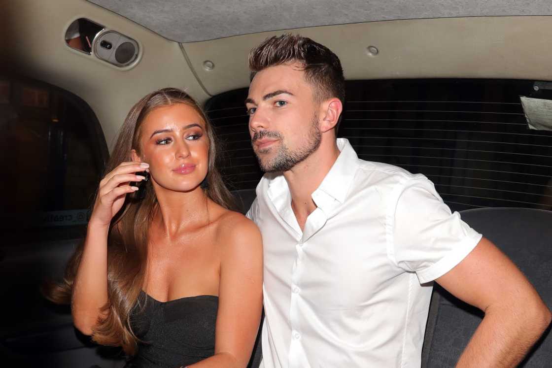 Georgia Steel and Sam Bird at The Sun's Love Island 2018 finale Georgia Steel and Sam Bird at The Sun's Love Island 2018 finale