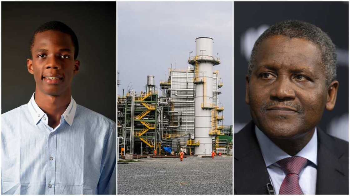 I would one day work for Dangote - Young Nigeian man says with faith, positions himself I would one day work for Dangote - Young Nigeian man says with faith, positions himself