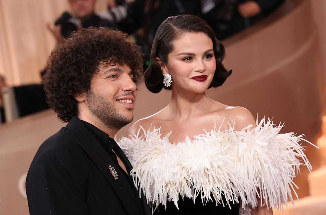 Benny Blanco and Selena Gomez at the Beverly Hilton Hotel Benny Blanco and Selena Gomez at the Beverly Hilton Hotel