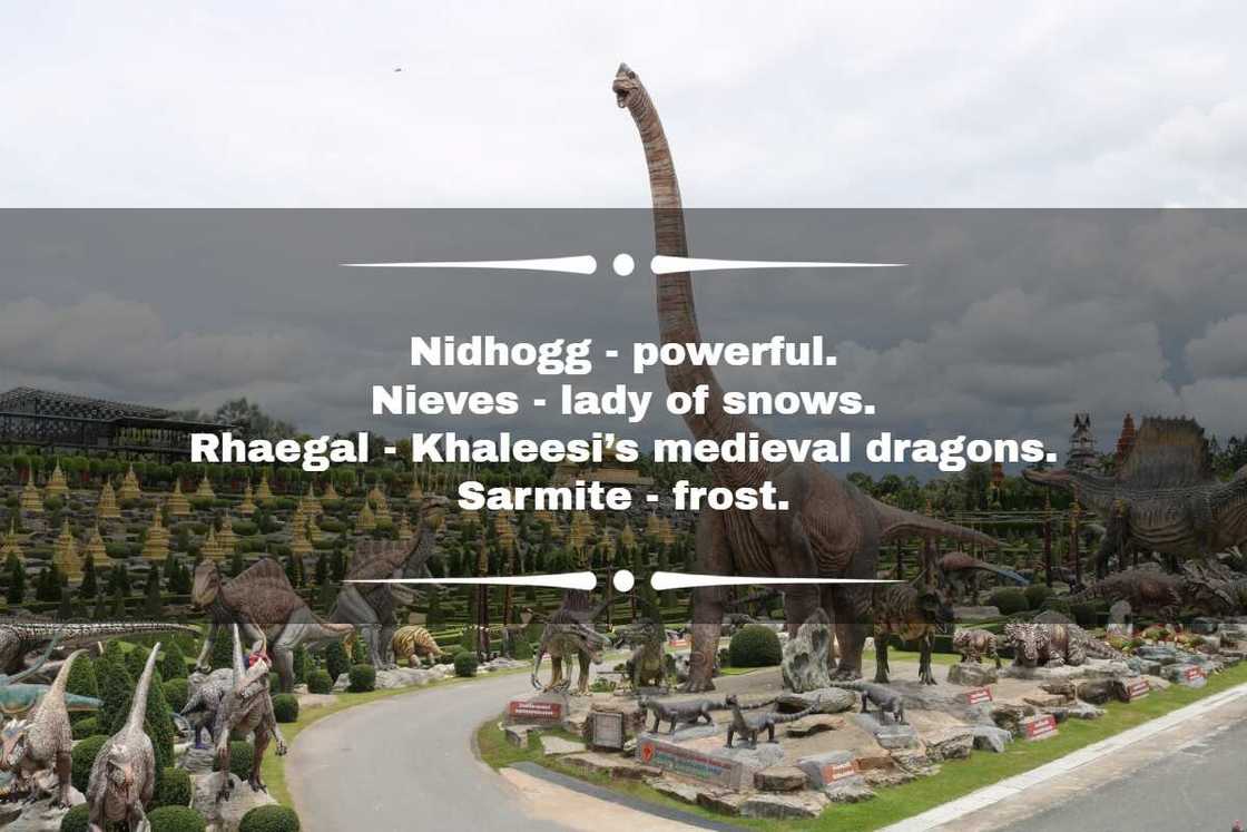 Game of Thrones dragon names Game of Thrones dragon names