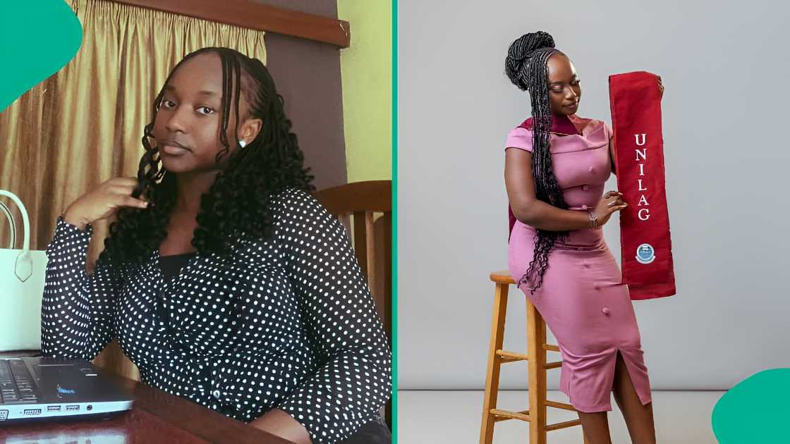 Graduate of UNILAG celebrates first-class honors, becomes first in family.