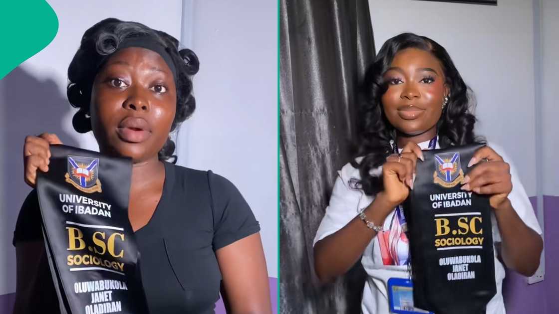 A University of Ibadan graduate celebrated completing her studies with an energetic video