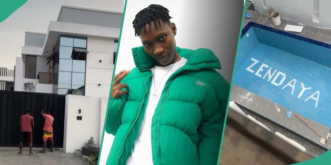 Video of Zinoleesky taking his fans on tour of his new Lekki crib trends. Video of Zinoleesky taking his fans on tour of his new Lekki crib trends.