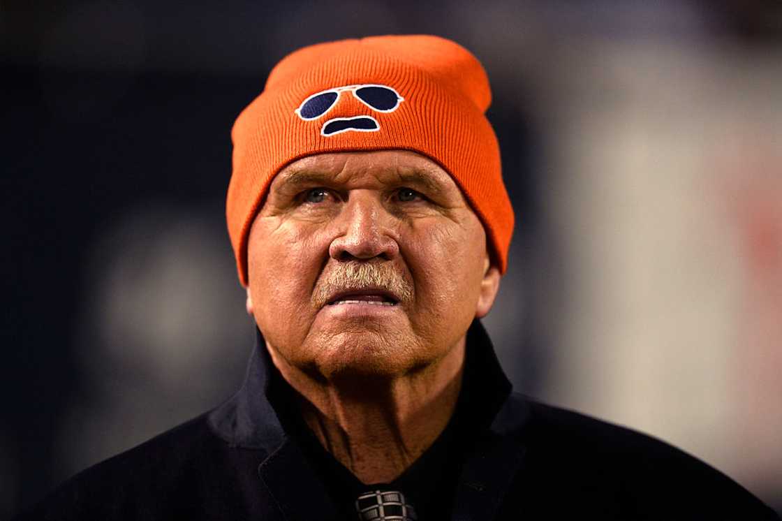 Mike Ditka at Soldier Field in Chicago, Illinois.