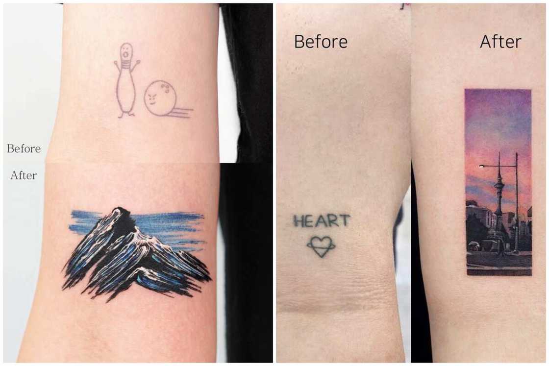 Tattoo cover-up ideas