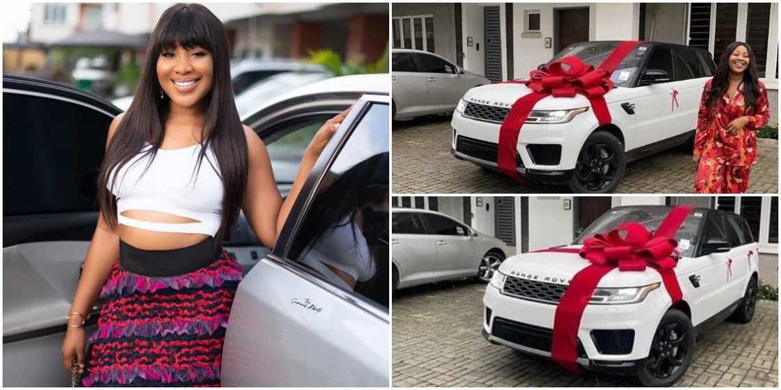 BBNaija’s Erica splashes millions on Range Rover Velar.