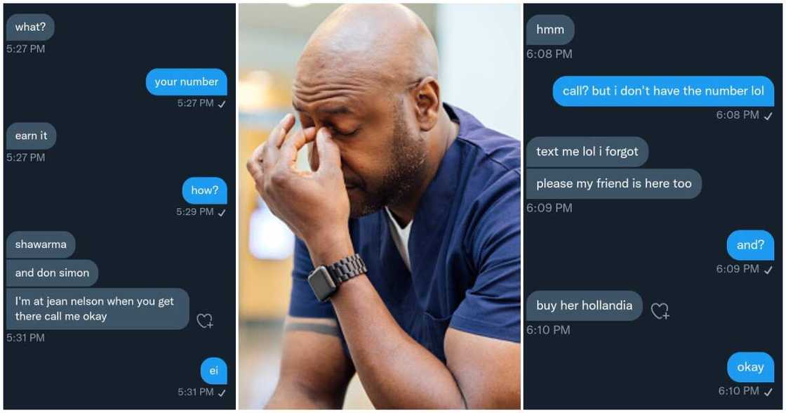Relationship drama, leaked chat between lady and man, because he asked for her number, Nigerian relationship gist Relationship drama, leaked chat between lady and man, because he asked for her number, Nigerian relationship gist