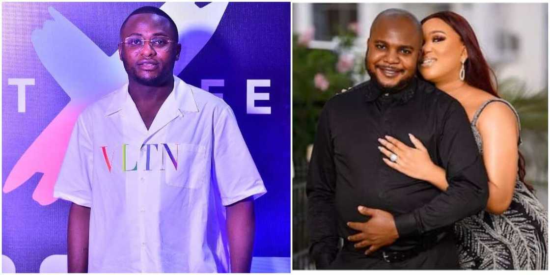 Nigerians pounce on Ubi Franklin for sharing 'Thank God' post amid baby mama's crashed marriage Nigerians pounce on Ubi Franklin for sharing 'Thank God' post amid baby mama's crashed marriage