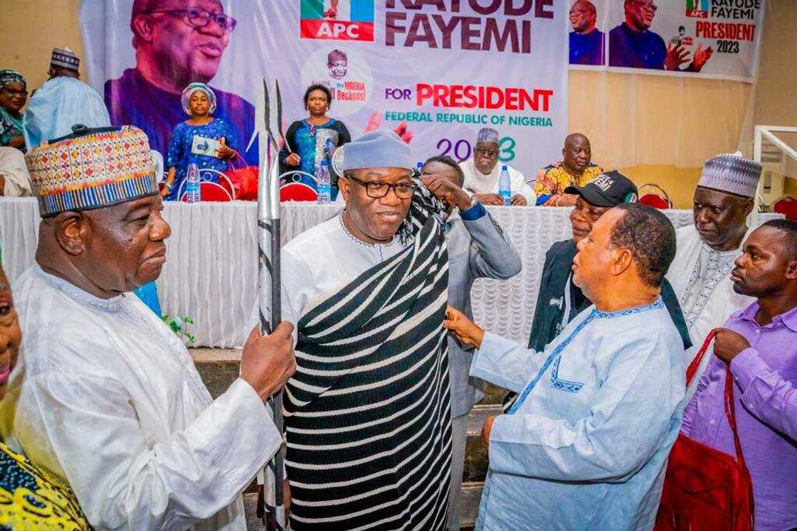 Fayemi in Benue Fayemi in Benue