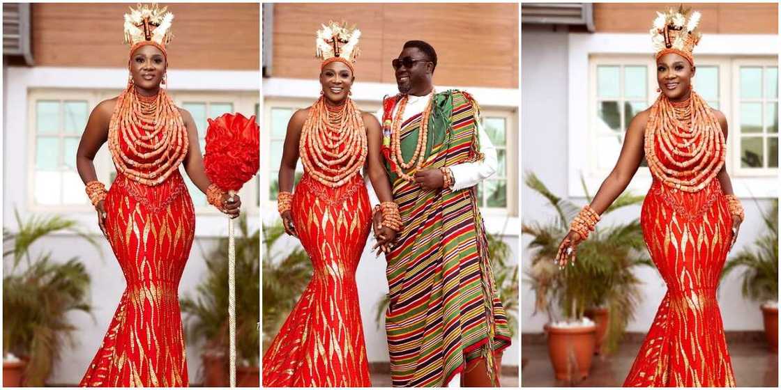 Mercy Johnson and her husband Mercy Johnson and her husband