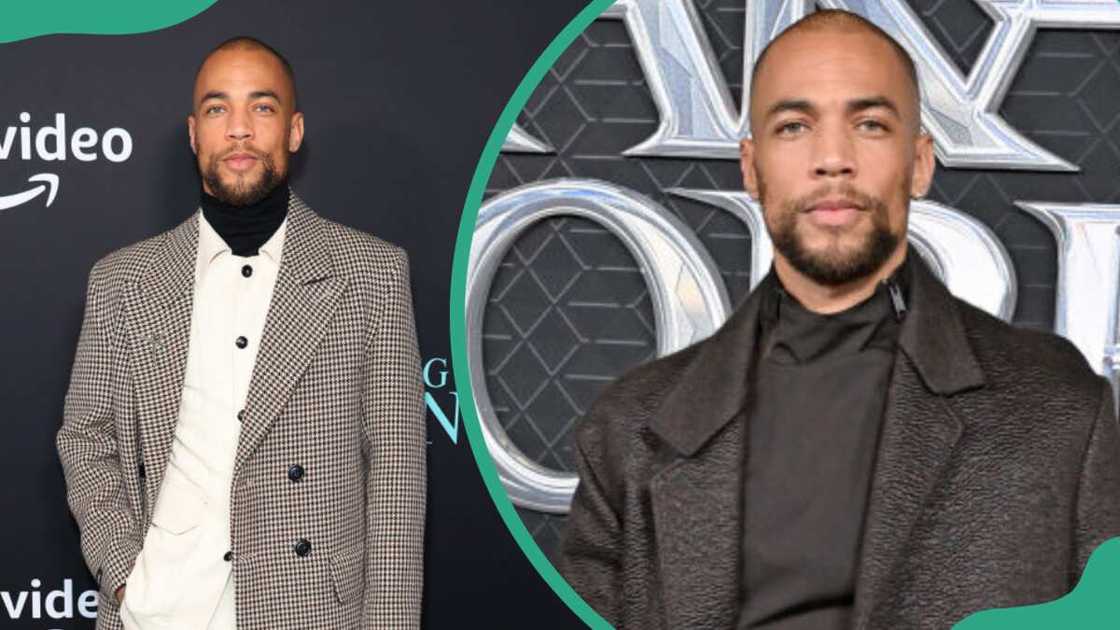 Kendrick Sampson at AMC Century City 15 in Century City, California (L). Actor Kendrick at Chateau Marmont in Los Angeles, California (R). Kendrick Sampson at AMC Century City 15 in Century City, California (L). Actor Kendrick at Chateau Marmont in Los Angeles, California (R).