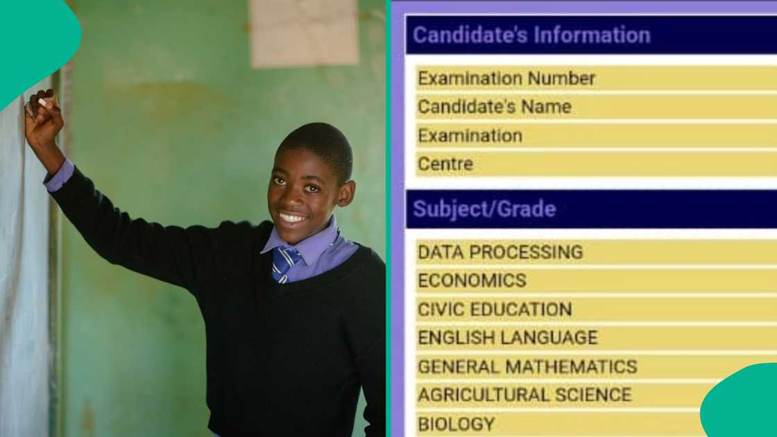 Boy gets straight As in his WAEC after scoring 318 in JAMB