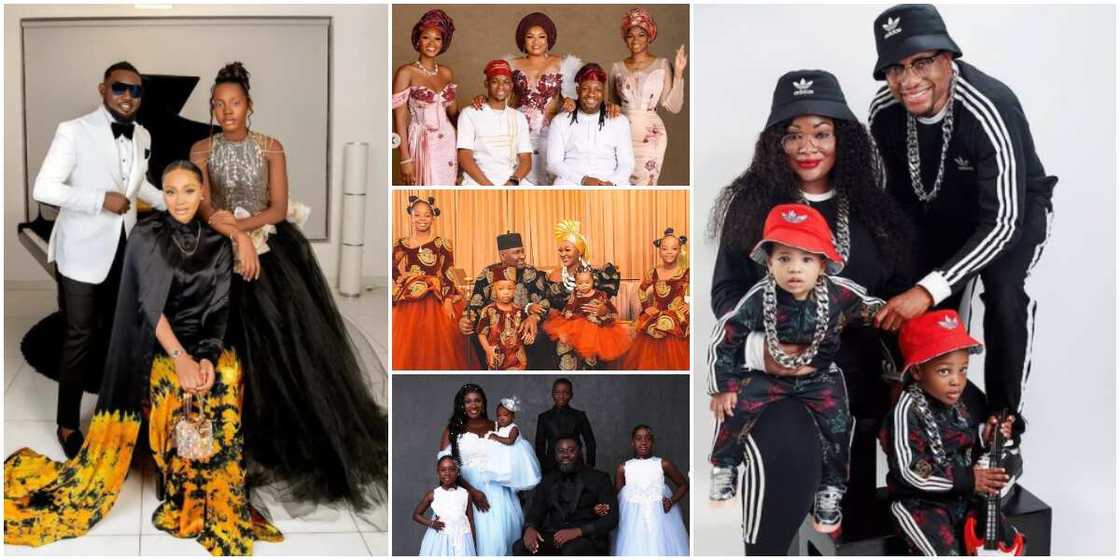 Nigerian celebrities share family photos Nigerian celebrities share family photos