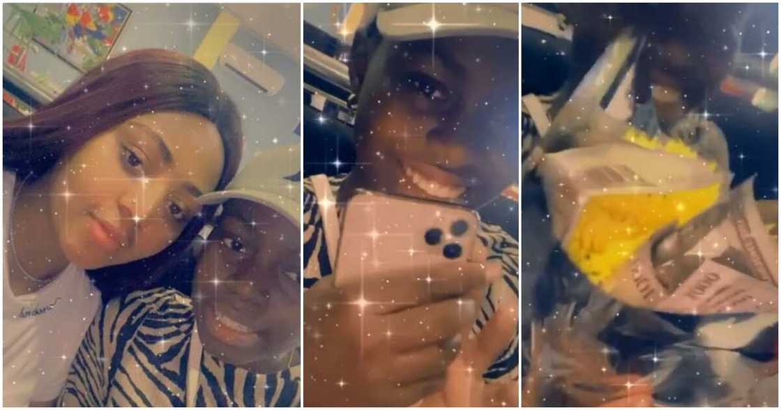 Regina Daniels pays surprise visit to sister as she clocks a year older, gifts her iPhone 11 pro (video) Regina Daniels pays surprise visit to sister as she clocks a year older, gifts her iPhone 11 pro (video)