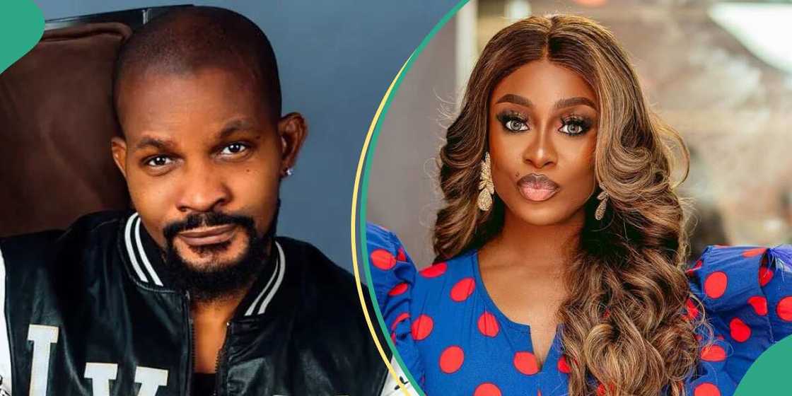 Uche Maduagwu and BBN Uriel trade words over her marital ststus. Uche Maduagwu and BBN Uriel trade words over her marital ststus.