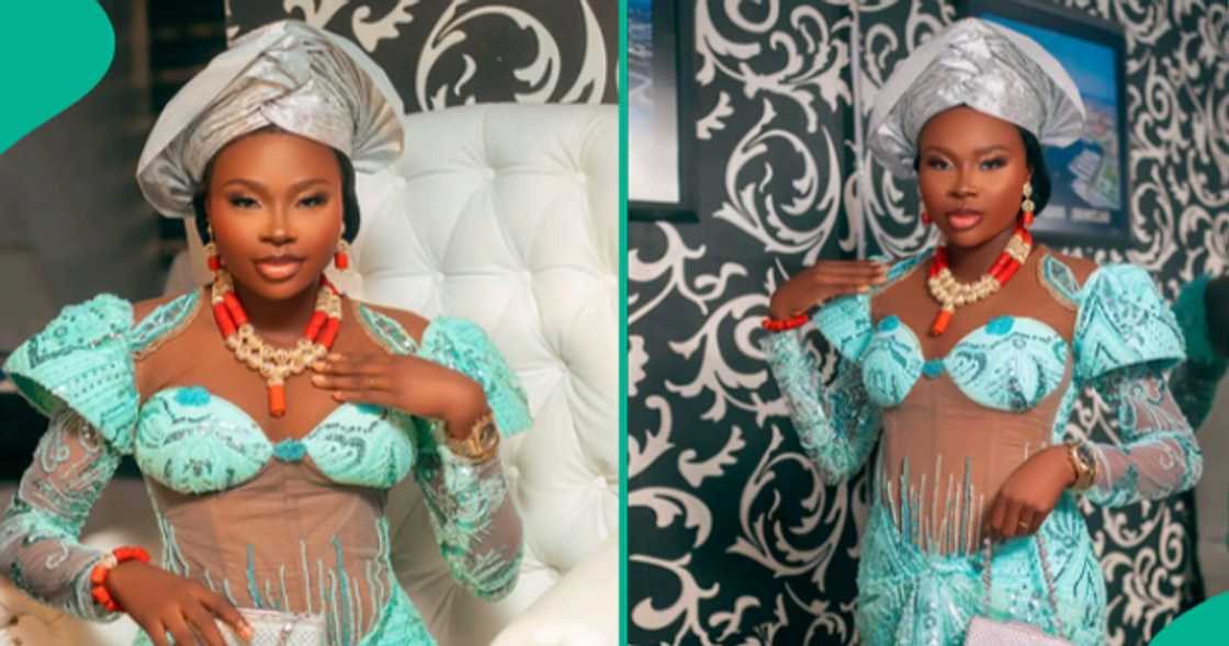 Lady posts clip of her husband's ex at her marital home.