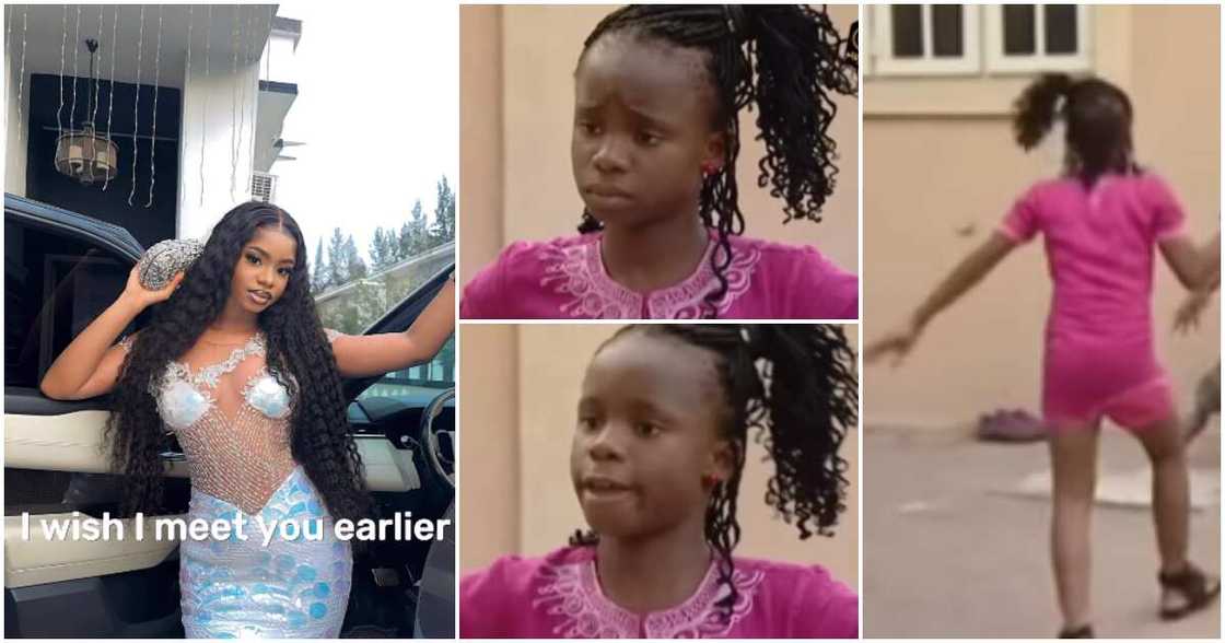 Throwback video of Iyabo Ojo's daughter Priscilla.