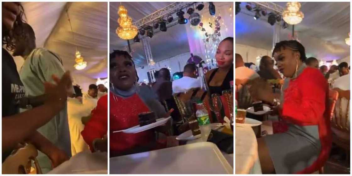 Reactions as Nigerian actress Empress Njamah is spotted in video asking for extra food at wedding Reactions as Nigerian actress Empress Njamah is spotted in video asking for extra food at wedding