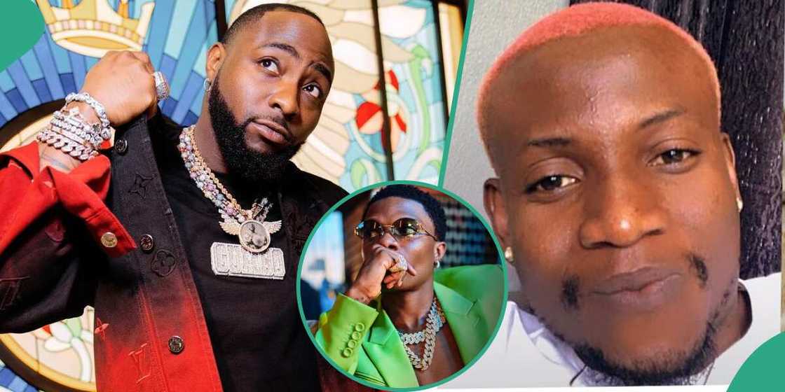 Davido exchanges words with Abuja barber because of Wizkid. Davido exchanges words with Abuja barber because of Wizkid.