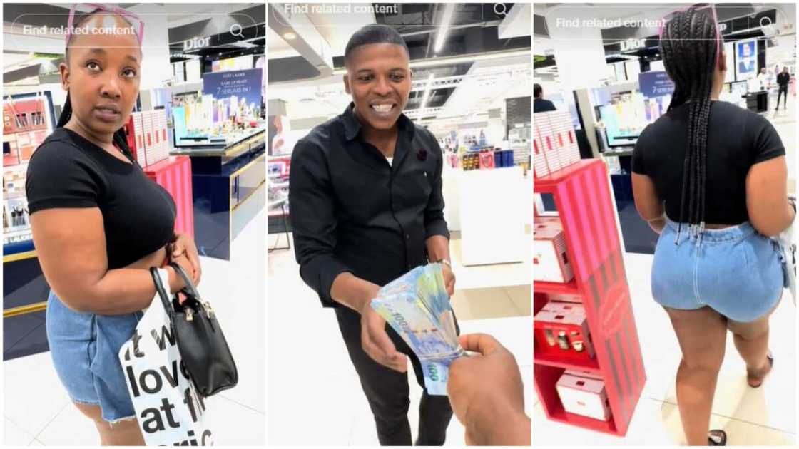 Giving to poor people/Man blessed a stranger. Giving to poor people/Man blessed a stranger.