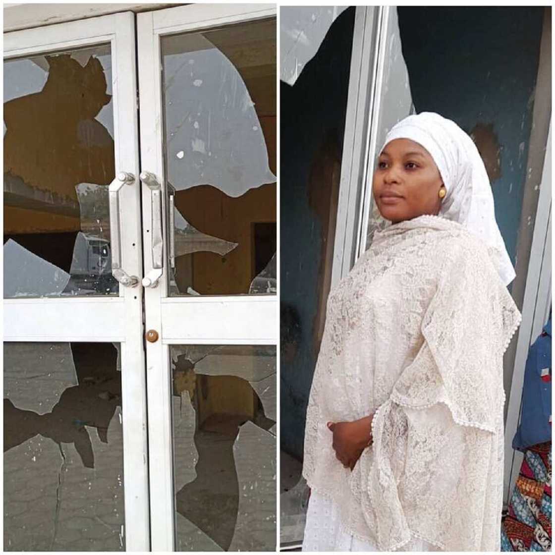 Wata sabuwa: Matasa sun fasa shagon Mansura Isah a Kano, sun kwashe komai Wata sabuwa: Matasa sun fasa shagon Mansura Isah a Kano, sun kwashe komai