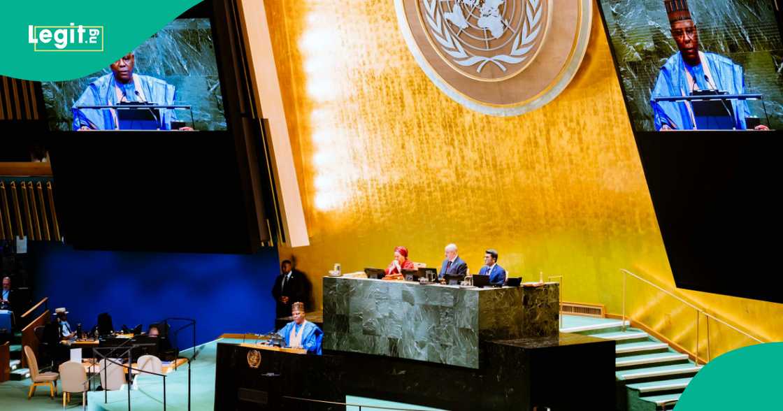 Kashim Shettima a taron UNGA80. Kashim Shettima a taron UNGA80.