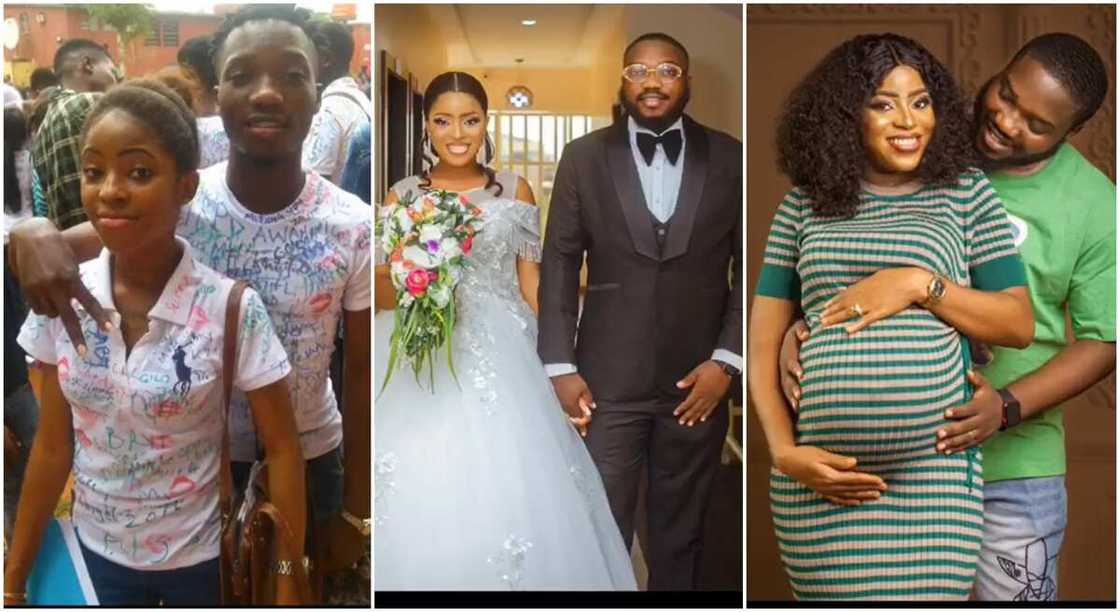 Photos of a Nigerian man and his wife. Photos of a Nigerian man and his wife.