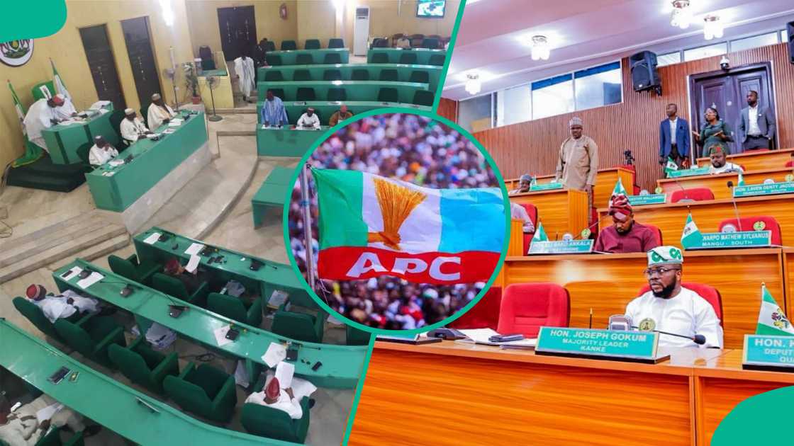 Jam'iyyar APC ta kwace ikon majalisar dokokin wasu jihohi a Arewa.
