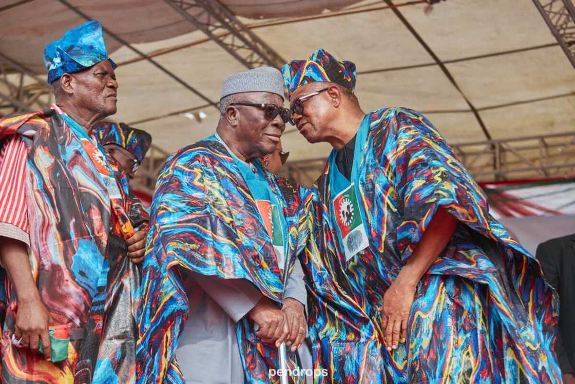 Peter Obi, Pa Adebanjo, LP rally in Ogun