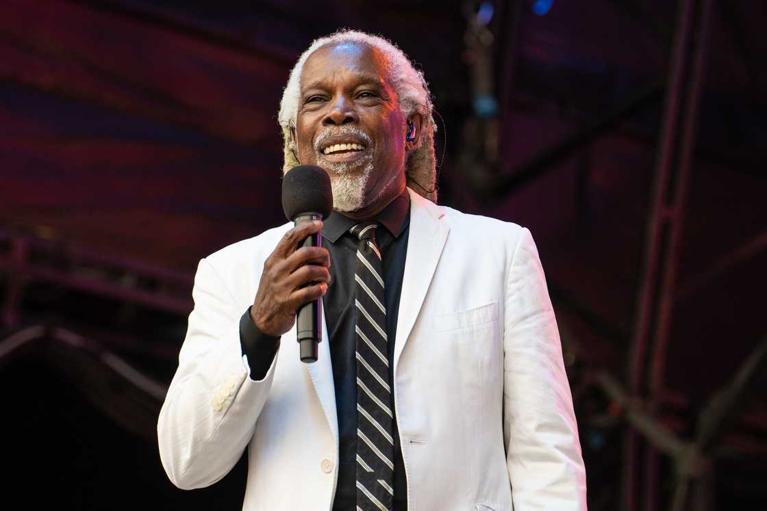 Billy Ocean performs during the Rewind Festival: Scotland at Scone Palace in Perth, Scotland