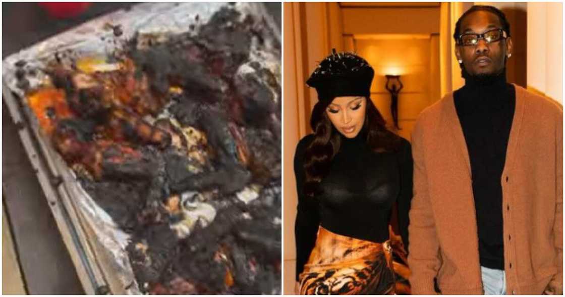 Cardi B burns Chicken wings Cardi B burns Chicken wings