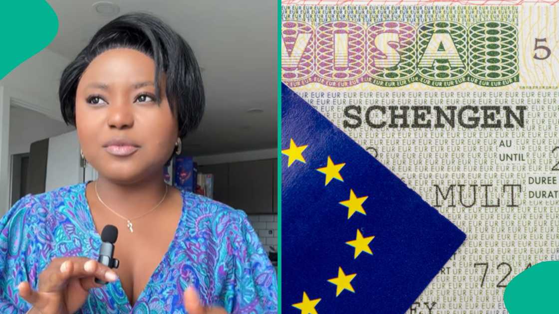 Woman told she cannot travel with her Schengen visa. Woman told she cannot travel with her Schengen visa.