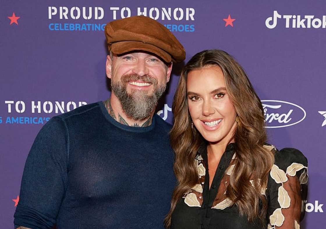 Zac Brown and Kendra Scott attend an event in Nashville