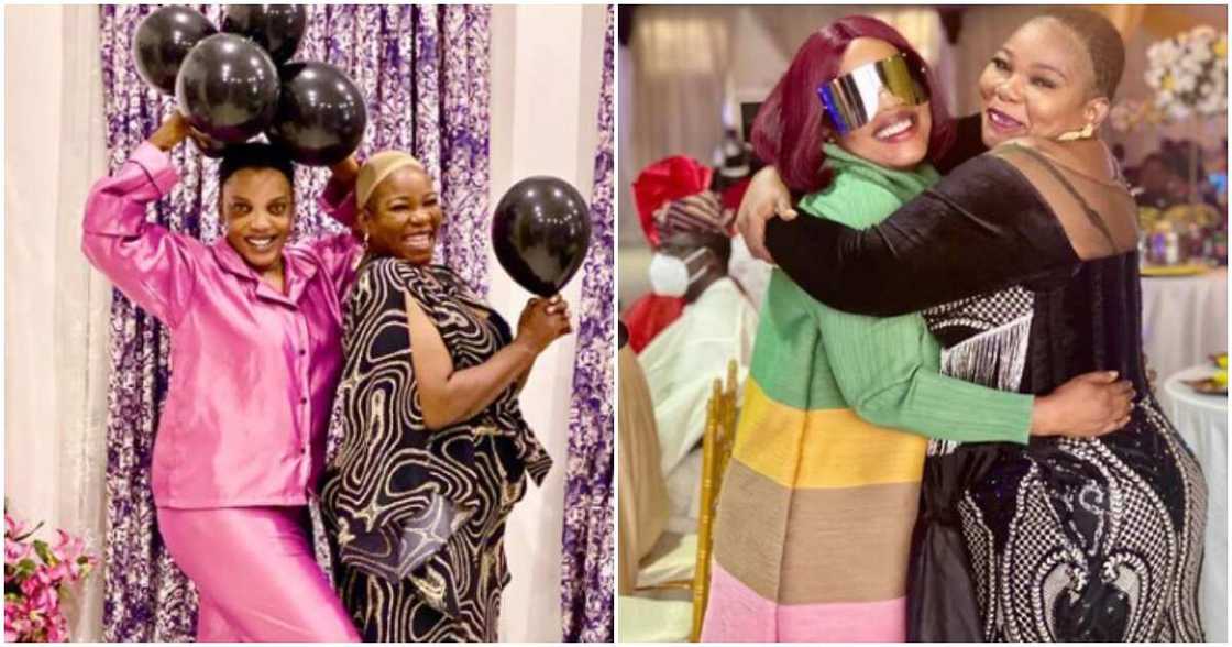 Late Ada Ameh and bestie Empress Njamah Late Ada Ameh and bestie Empress Njamah