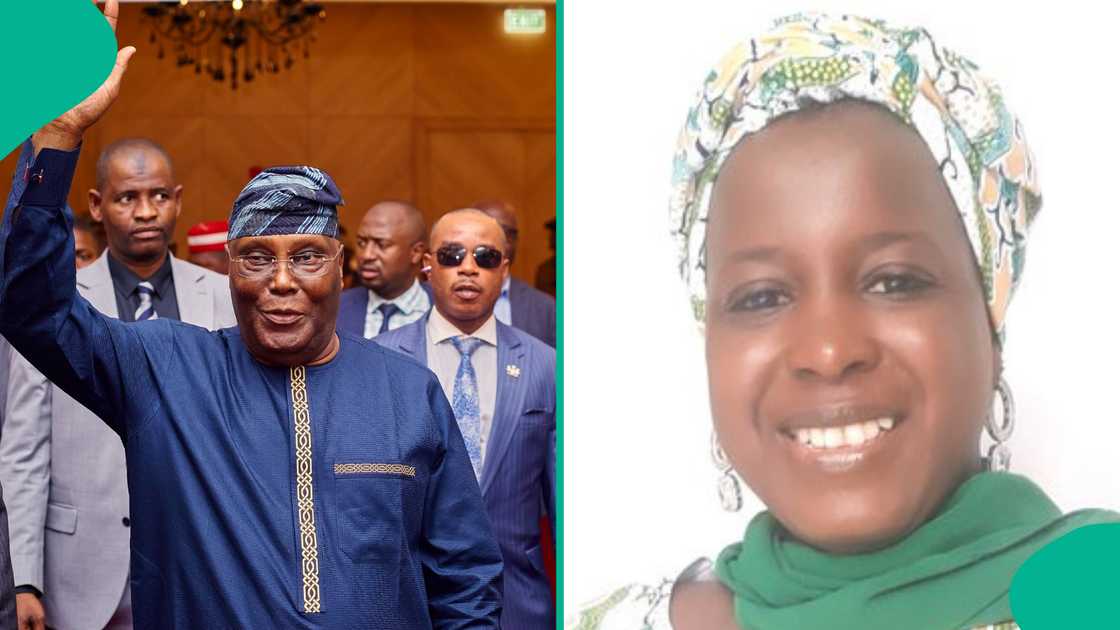 Atiku Abubakar da matar da ta masa addu'a