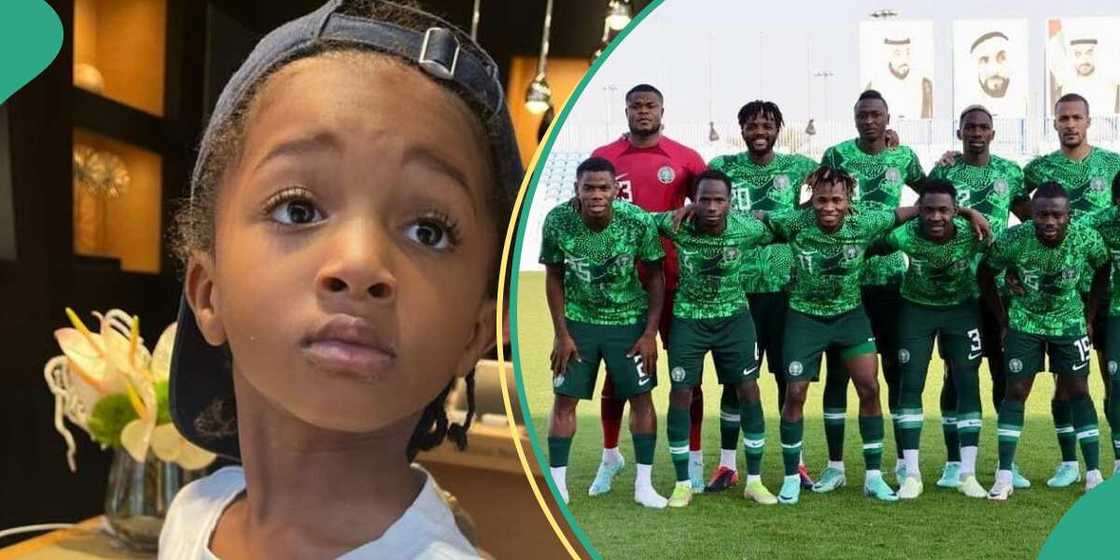 Zion cried after Nigeria lost to Ivory Coast.
