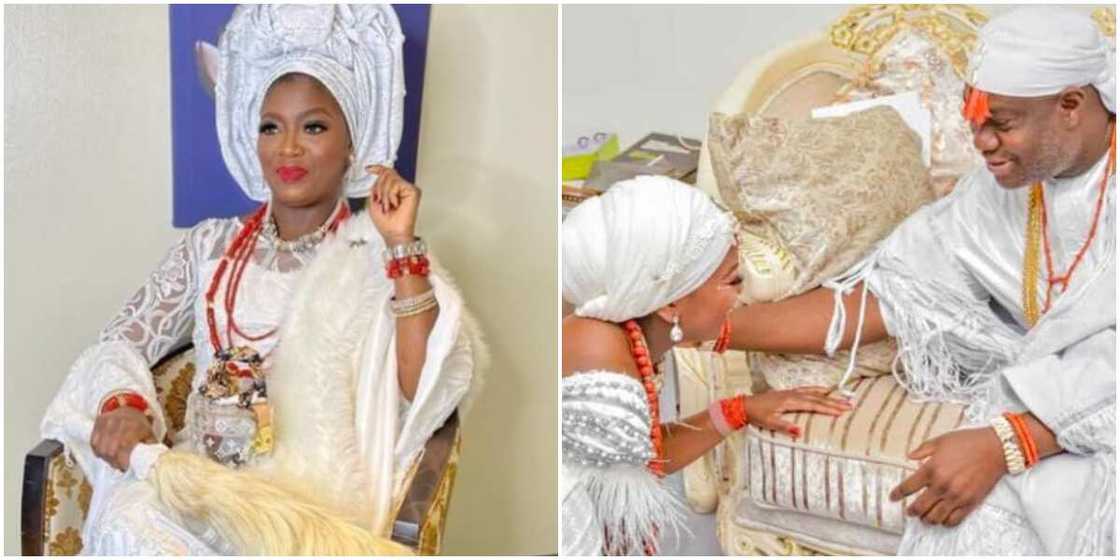 Queen Ashley is one of Ooni's new wives Queen Ashley is one of Ooni's new wives