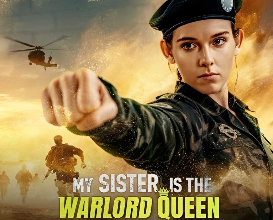 A promo poster for My Sister Is the Warlord Queen. A promo poster for My Sister Is the Warlord Queen.