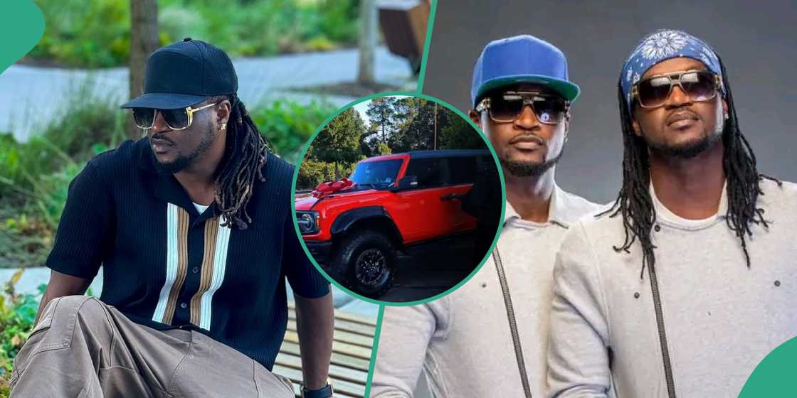 See the expensive whip Paul Psquare flaunted amid fight with twin brother