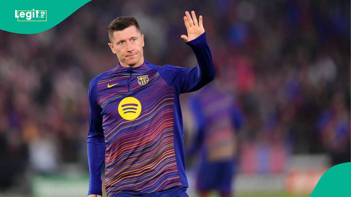 Robert Lewandowski, FC Barcelona, Camp Nou, Spain, La Liga.