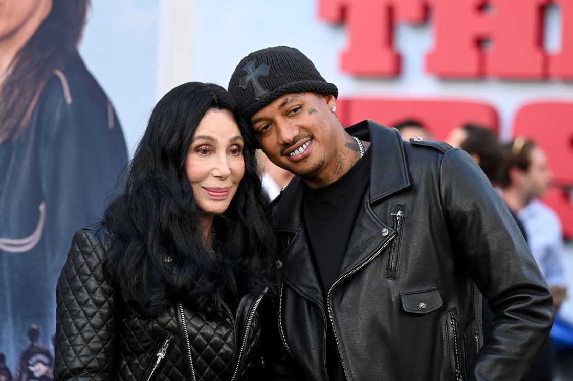 Cher and Alexander Edwards in Hollywood, California.