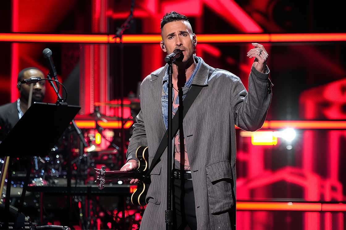 Adam Levine performs onstage