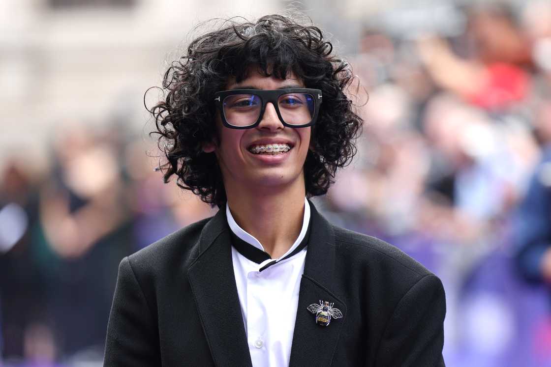 Moosa Mostafa attends the "Wednesday" Season 2, Part 1 premiere at Central Hall, Westminster in London, England Moosa Mostafa attends the "Wednesday" Season 2, Part 1 premiere at Central Hall, Westminster in London, England