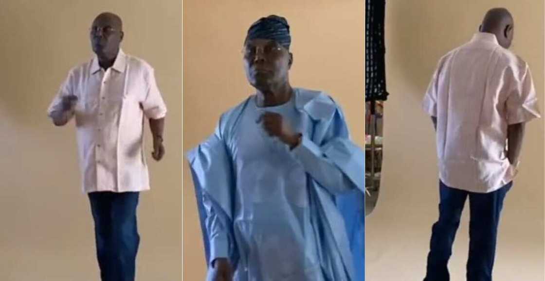 Atiku na tika rawa a wani bidiyon da aka yada