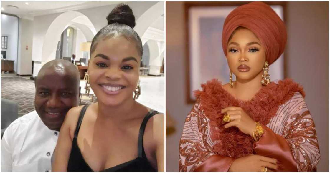 Lanre Gentry's new wife Busayo, Mercy Aigbe Lanre Gentry's new wife Busayo, Mercy Aigbe
