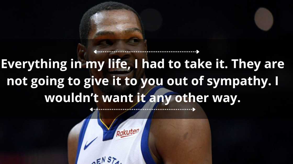 Kevin Durant quotes about life