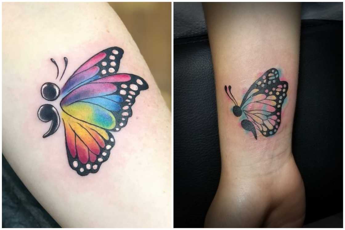 Semicolon butterfly