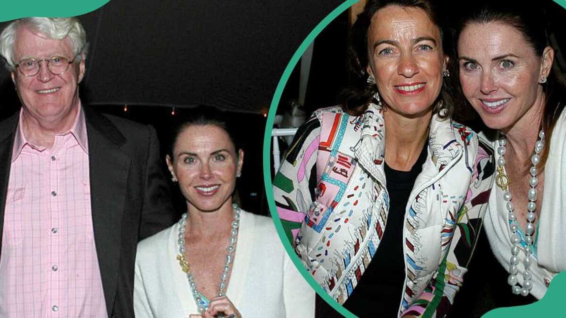 Bridget Rooney at a party with her husband and friend Bridget Rooney at a party with her husband and friend